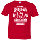 T-Shirts Red / 2T Camp Upside Down Toddler Premium T-Shirt