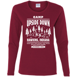 T-Shirts Cardinal / S Camp Upside Down Women's Long Sleeve T-Shirt
