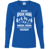 T-Shirts Royal / S Camp Upside Down Women's Long Sleeve T-Shirt