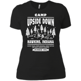 T-Shirts Black / X-Small Camp Upside Down Women's Premium T-Shirt