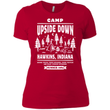 T-Shirts Red / X-Small Camp Upside Down Women's Premium T-Shirt
