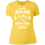 T-Shirts Vibrant Yellow / X-Small Camp Upside Down Women's Premium T-Shirt