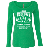 T-Shirts Envy / S Camp Upside Down Women's Triblend Long Sleeve Shirt
