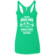 T-Shirts Envy / X-Small Camp Upside Down Women's Triblend Racerback Tank