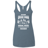 T-Shirts Indigo / X-Small Camp Upside Down Women's Triblend Racerback Tank