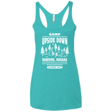 T-Shirts Tahiti Blue / X-Small Camp Upside Down Women's Triblend Racerback Tank