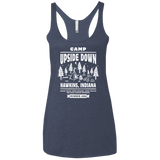 T-Shirts Vintage Navy / X-Small Camp Upside Down Women's Triblend Racerback Tank