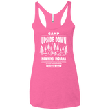T-Shirts Vintage Pink / X-Small Camp Upside Down Women's Triblend Racerback Tank