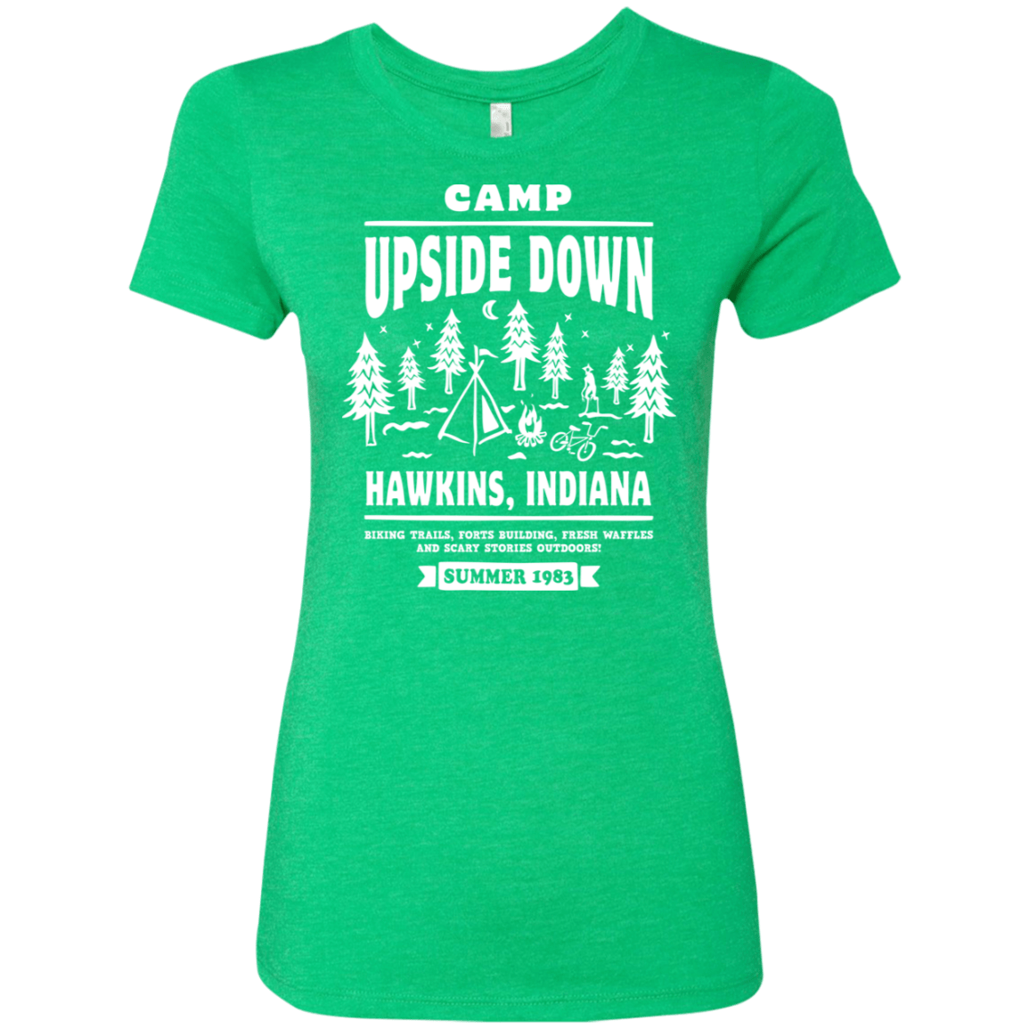 T-Shirts Envy / S Camp Upside Down Women's Triblend T-Shirt