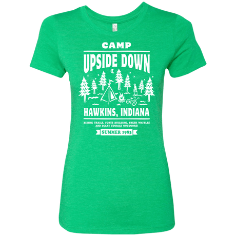 T-Shirts Envy / S Camp Upside Down Women's Triblend T-Shirt