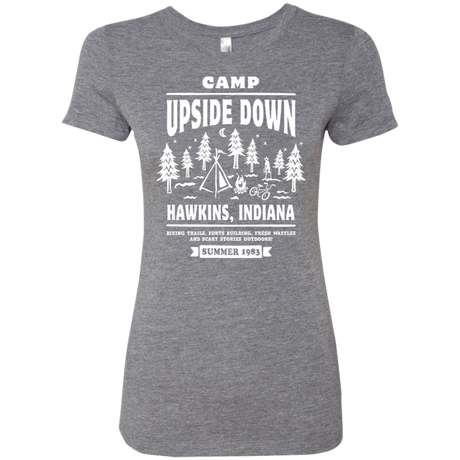 T-Shirts Premium Heather / S Camp Upside Down Women's Triblend T-Shirt
