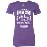 T-Shirts Purple Rush / S Camp Upside Down Women's Triblend T-Shirt