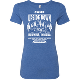 T-Shirts Vintage Royal / S Camp Upside Down Women's Triblend T-Shirt