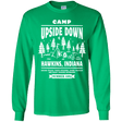 T-Shirts Irish Green / YS Camp Upside Down Youth Long Sleeve T-Shirt