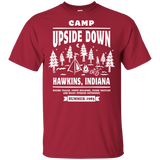 T-Shirts Cardinal / YXS Camp Upside Down Youth T-Shirt