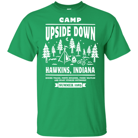 T-Shirts Irish Green / YXS Camp Upside Down Youth T-Shirt