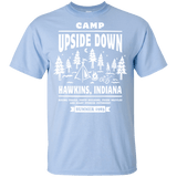 T-Shirts Light Blue / YXS Camp Upside Down Youth T-Shirt