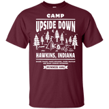 T-Shirts Maroon / YXS Camp Upside Down Youth T-Shirt