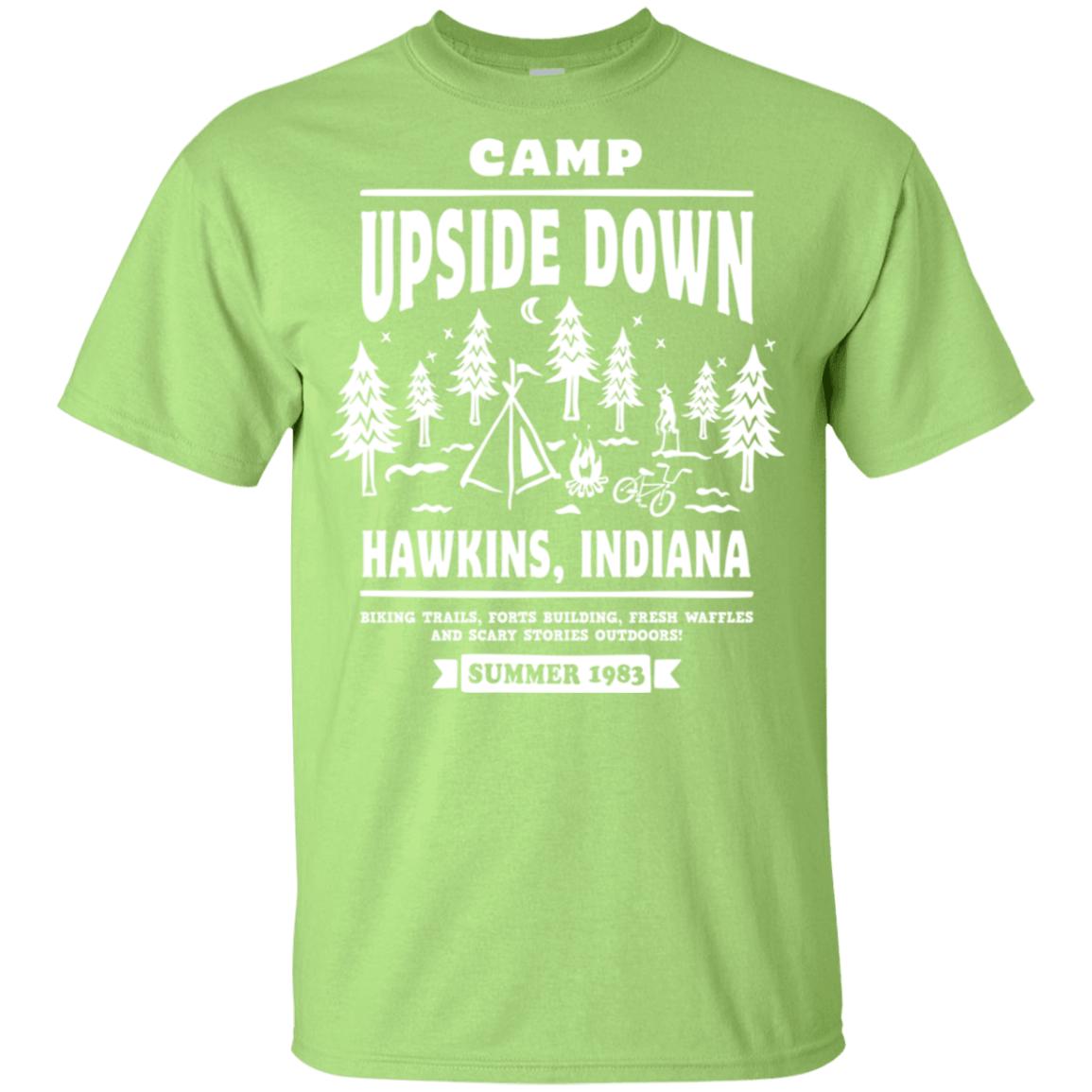 T-Shirts Mint Green / YXS Camp Upside Down Youth T-Shirt