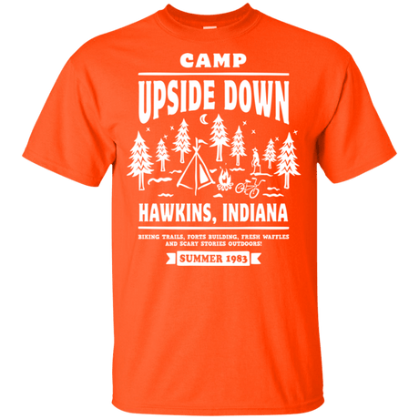 T-Shirts Orange / YXS Camp Upside Down Youth T-Shirt