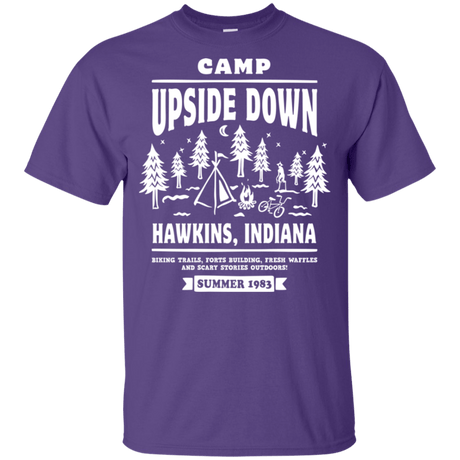 T-Shirts Purple / YXS Camp Upside Down Youth T-Shirt