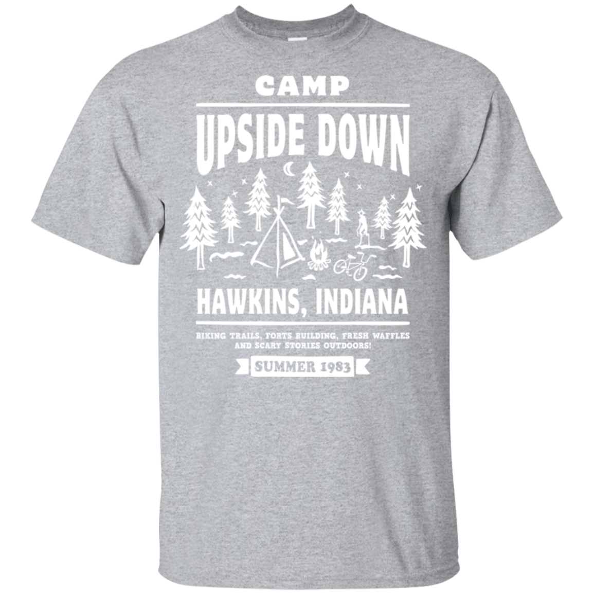 T-Shirts Sport Grey / YXS Camp Upside Down Youth T-Shirt