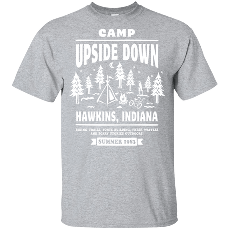 T-Shirts Sport Grey / YXS Camp Upside Down Youth T-Shirt