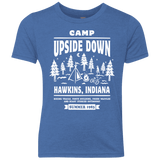 T-Shirts Vintage Royal / YXS Camp Upside Down Youth Triblend T-Shirt