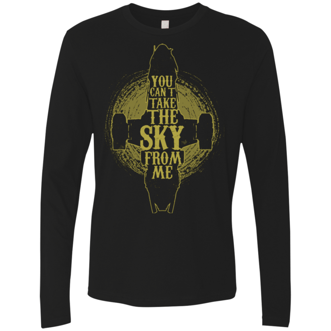T-Shirts Black / Small Can't take the sky Men's Premium Long Sleeve