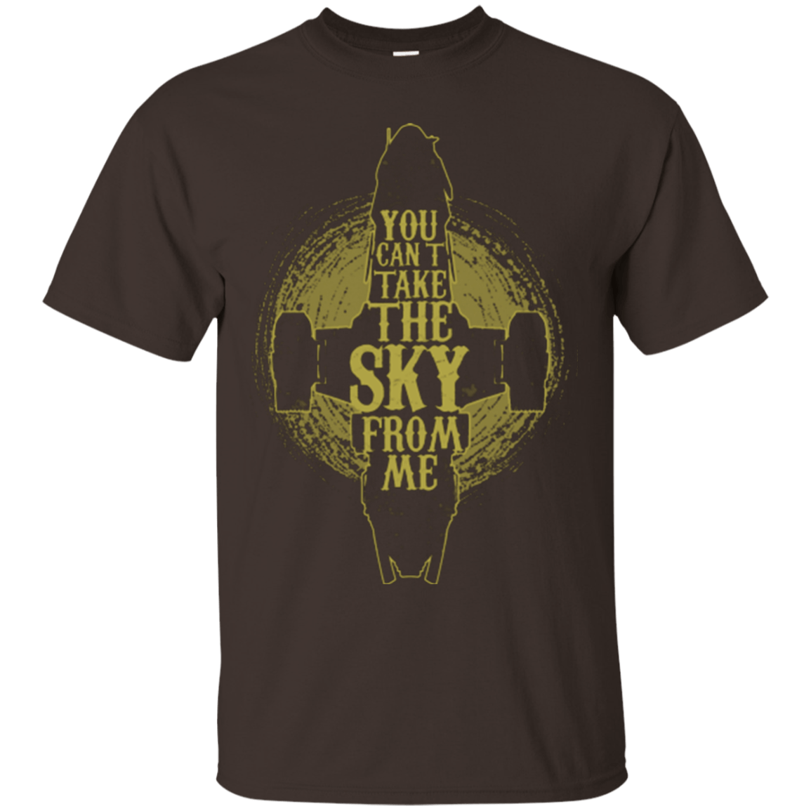 T-Shirts Dark Chocolate / Small Can't take the sky T-Shirt