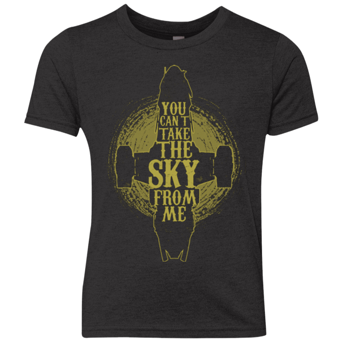 T-Shirts Vintage Black / YXS Can't take the sky Youth Triblend T-Shirt