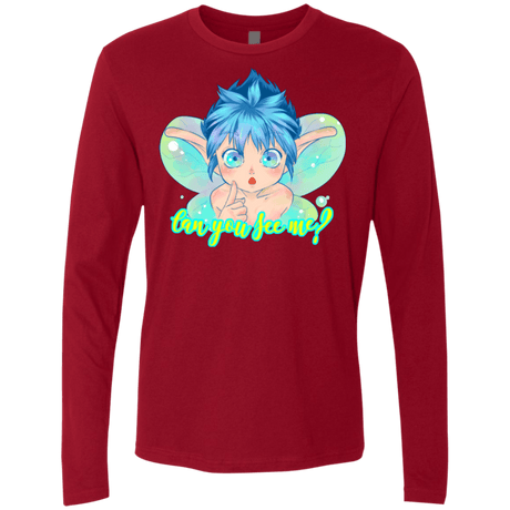 T-Shirts Cardinal / Small Can you see me Men's Premium Long Sleeve