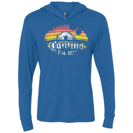 T-Shirts Vintage Royal / X-Small Cantina Triblend Long Sleeve Hoodie Tee