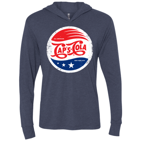 T-Shirts Vintage Navy / X-Small Caps Cola Triblend Long Sleeve Hoodie Tee