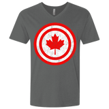 T-Shirts Heavy Metal / X-Small Captain Canada Men's Premium V-Neck