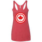 T-Shirts Vintage Red / X-Small Captain Canada Women's Triblend Racerback Tank