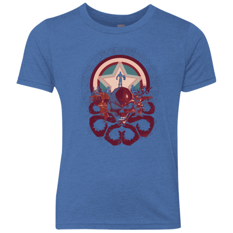 T-Shirts Vintage Royal / YXS Captain Nightmare Youth Triblend T-Shirt