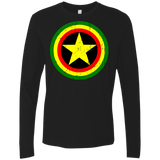 T-Shirts Black / Small Captain Rasta Men's Premium Long Sleeve