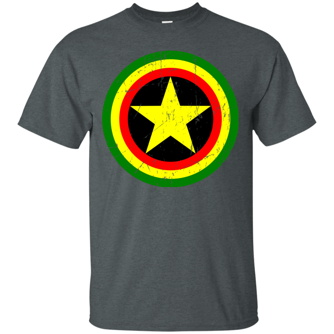 T-Shirts Dark Heather / Small Captain Rasta T-Shirt