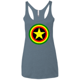 T-Shirts Indigo / X-Small Captain Rasta Women's Triblend Racerback Tank