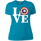 T-Shirts Turquoise / X-Small Captain's Love Women's Premium T-Shirt