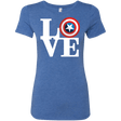 T-Shirts Vintage Royal / Small Captain's Love Women's Triblend T-Shirt