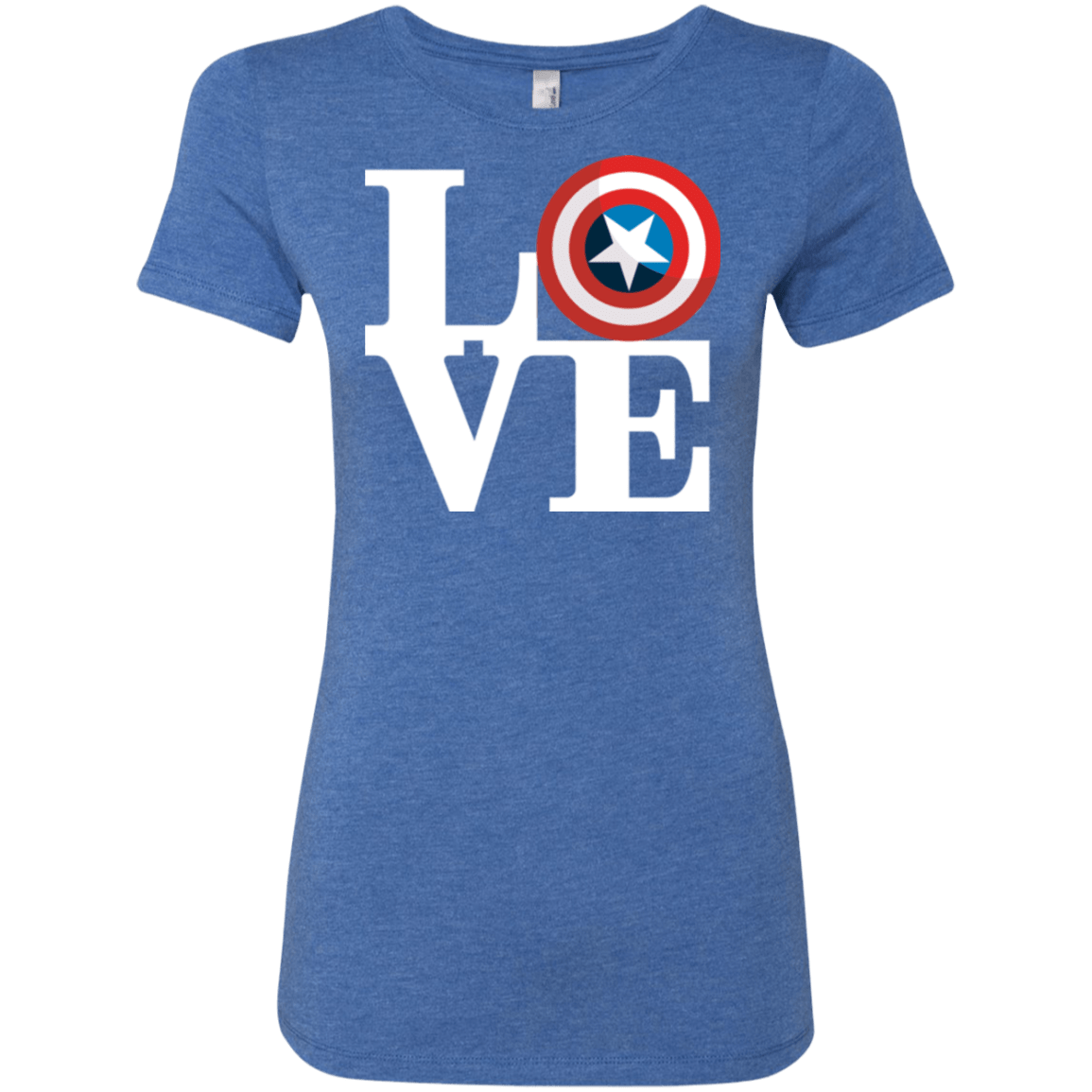 T-Shirts Vintage Royal / Small Captain's Love Women's Triblend T-Shirt