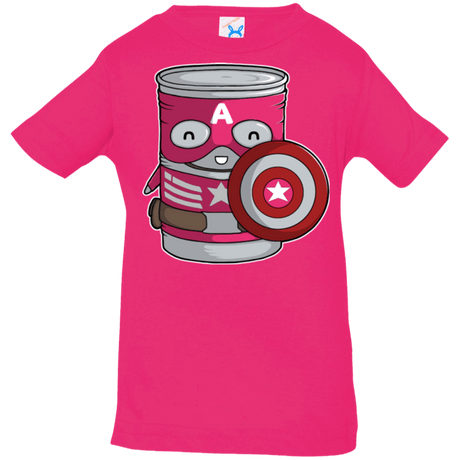 T-Shirts Hot Pink / 6 Months CapTin America Infant Premium T-Shirt