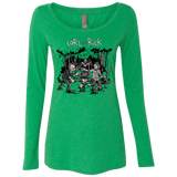 T-Shirts Envy / Small Carl & Rick Women's Triblend Long Sleeve Shirt