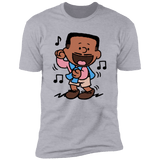 T-Shirts Heather Grey / S Carlton Brown Men's Premium T-Shirt