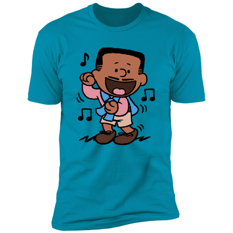 T-Shirts Turquoise / S Carlton Brown Men's Premium T-Shirt