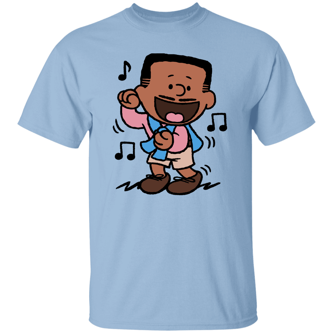 T-Shirts Light Blue / S Carlton Brown T-Shirt