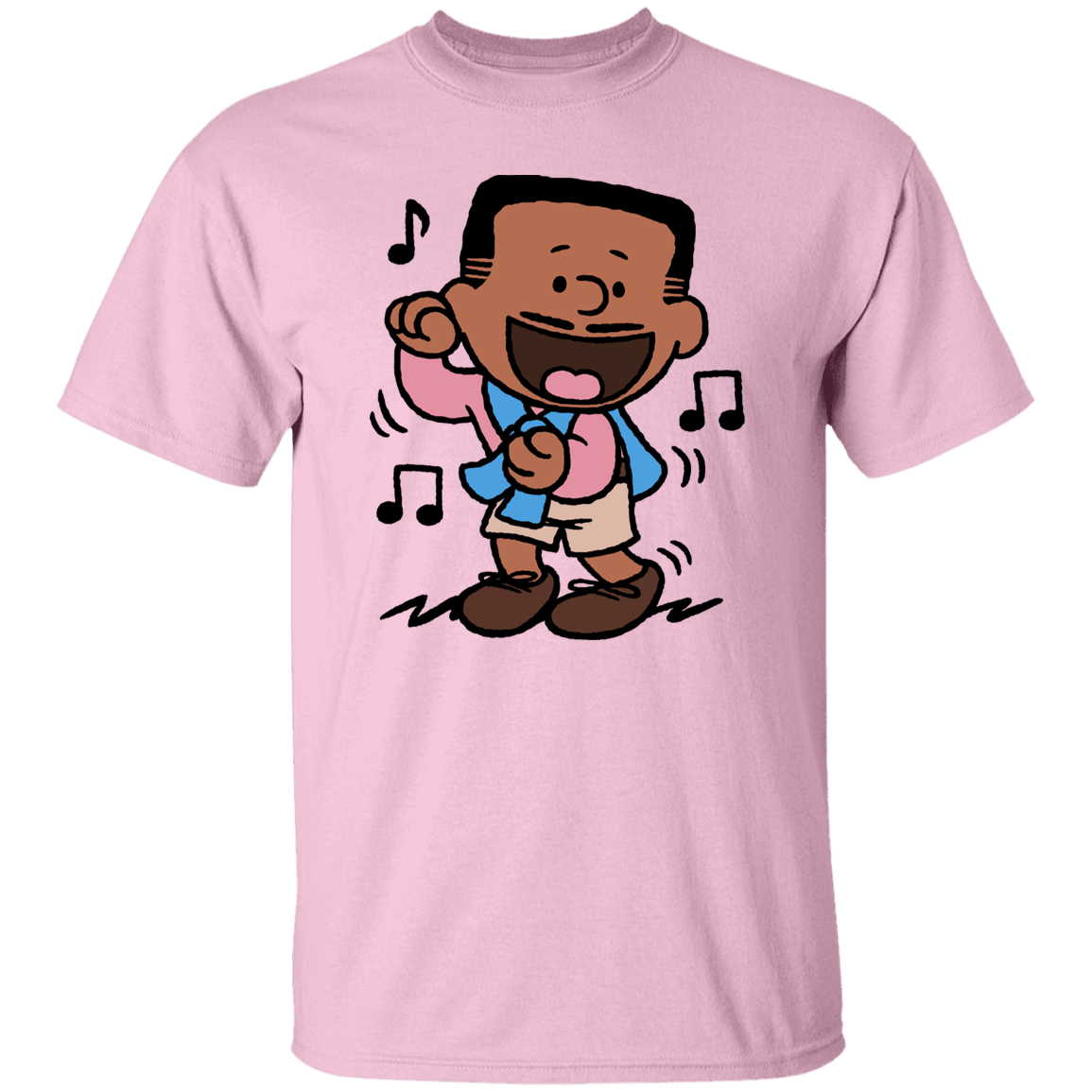 T-Shirts Light Pink / S Carlton Brown T-Shirt