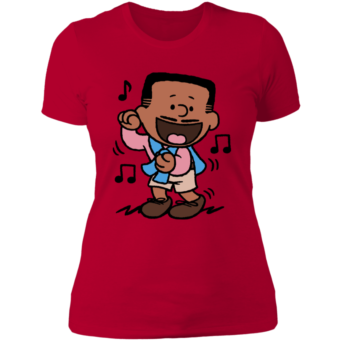 T-Shirts Red / S Carlton Brown Women's Premium T-Shirt